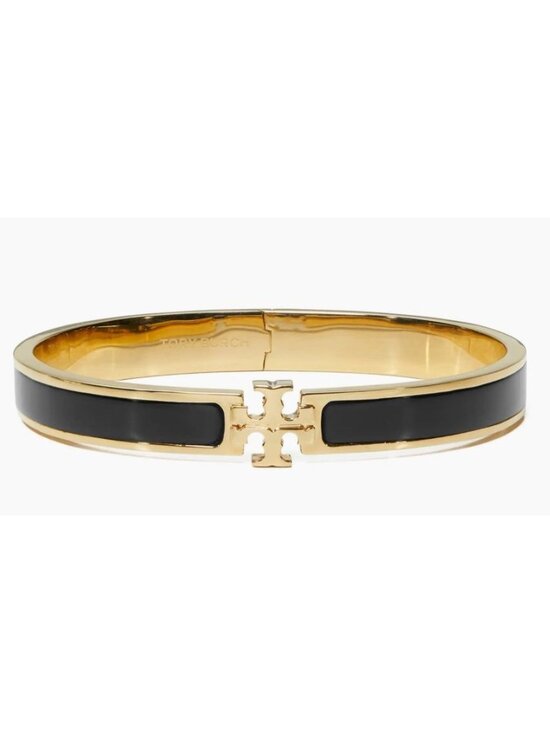 Tory Burch Jewelry - NEW!!  TORY BURCH BLACK AND GOLD KIRA BANGLE BRACELET